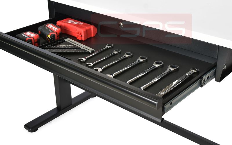Bàn điều chỉnh chiều cao bằng điện CSPS 168cm màu đỏ VNET168XDBB1XR