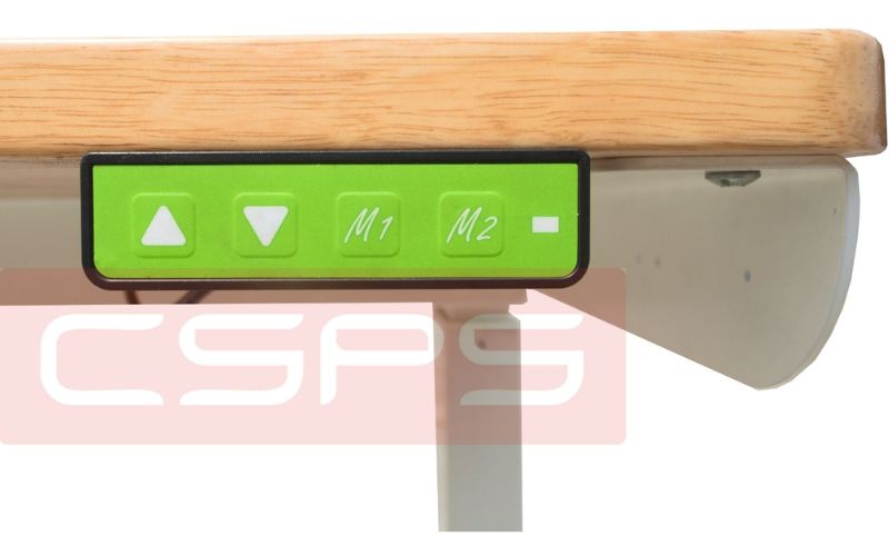 Bàn điều chỉnh chiều cao bằng điện CSPS 168cm màu tự nhiên VNGS3661BC14