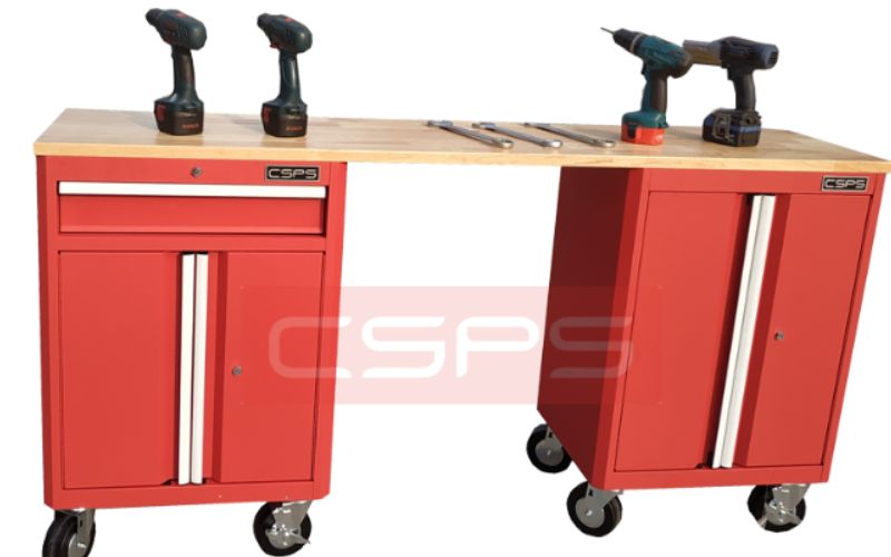Bàn nguội cơ khí CSPS 183cm màu đỏ VNGS3352BC16