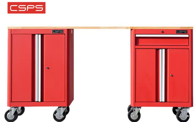 Bàn nguội cơ khí CSPS 183cm màu đỏ VNGS3352BC16