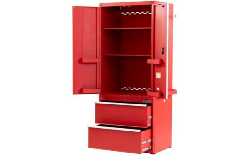 Bộ 10 tủ CSPS 366cm màu đỏ VNGS3661BC1