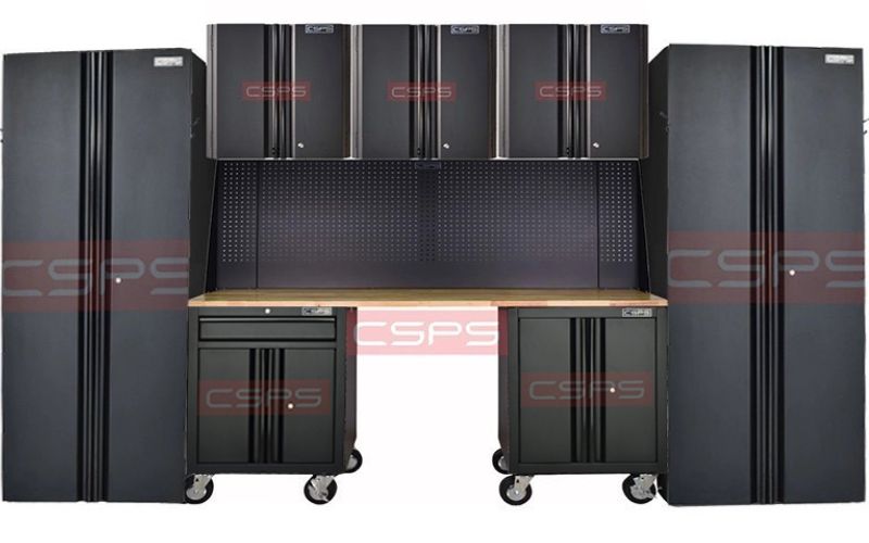 Bộ 8 tủ CSPS 335cm màu đen VNGS3352BB2