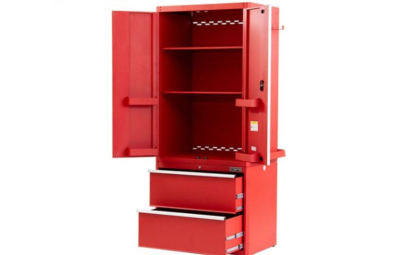 Bộ 9 tủ CSPS 366cm màu đỏ VNGS3661BC2