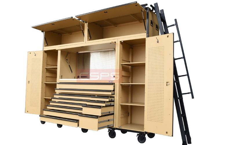 Bộ tủ dụng cụ 280cm màu nâu VNGS2803BP1