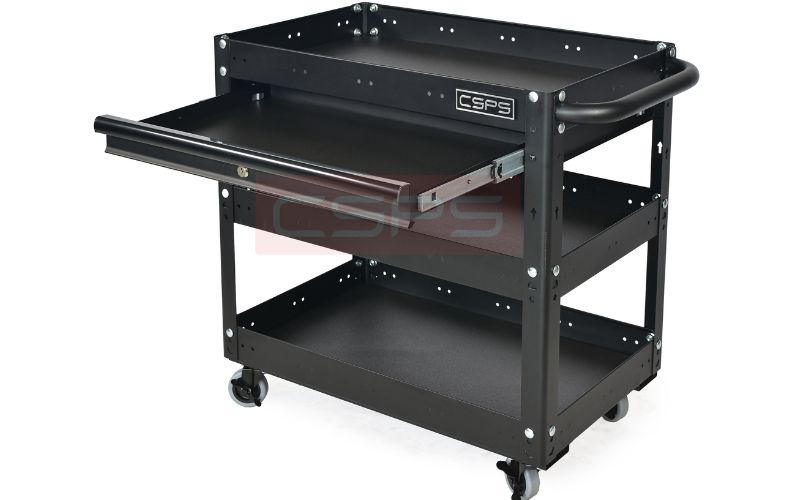 Hộc kéo xe đẩy CSPS 03 ngăn – 71cm màu đen VNDUQ02001BB1