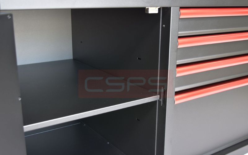 Tủ dụng cụ CSPS 132cm – 05 hộc kéo màu đen VNTC13205BB1M