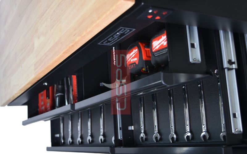 Tủ dụng cụ CSPS 142cm – 10 hộc kéo màu đenTủ dụng cụ CSPS 142cm – 10 hộc kéo màu đen VNGS3661BB25