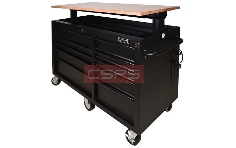 Tủ dụng cụ CSPS 142cm – 10 hộc kéo màu đenTủ dụng cụ CSPS 142cm – 10 hộc kéo màu đen VNGS3661BB25