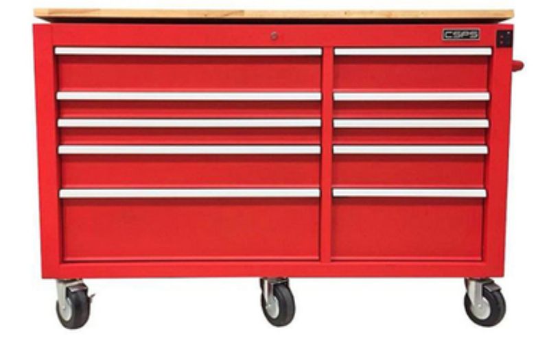 Tủ dụng cụ CSPS 142cm – 10 hộc kéo màu đỏ VNGS3661BC1-5610