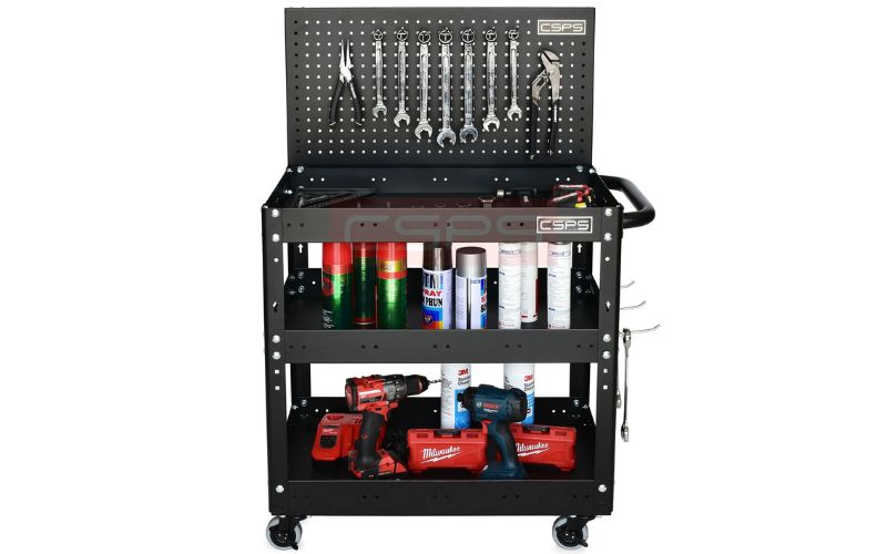 Vách lưới xe đẩy CSPS 03 ngăn – 71cm màu đen VNDUQ09001BB1